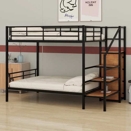 Black natural metal double - black/natural,